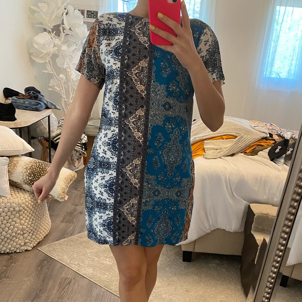 Printed tshirt dress